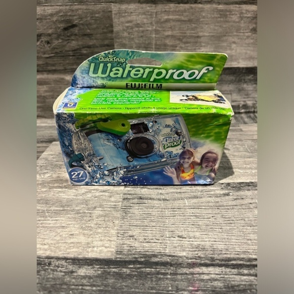 Fujifilm Waterproof Quicksnap Waterproof Camera. Expired 11-2010….? Nostalgic?